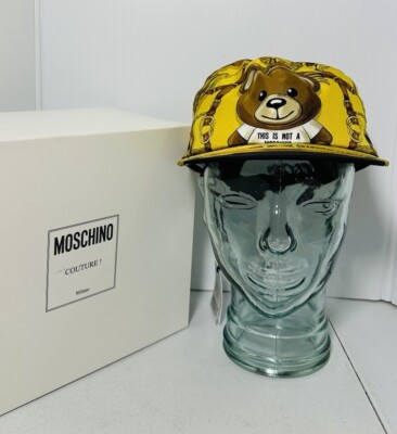 Moschino Silk Baroque Print Teddy Cap | eBay