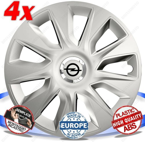Set 4 Copricerchi PILOT Lampa 31600 Stratos RC – ABS Verniciato, Universali Per Cerchi Acciaio 13'' - 4