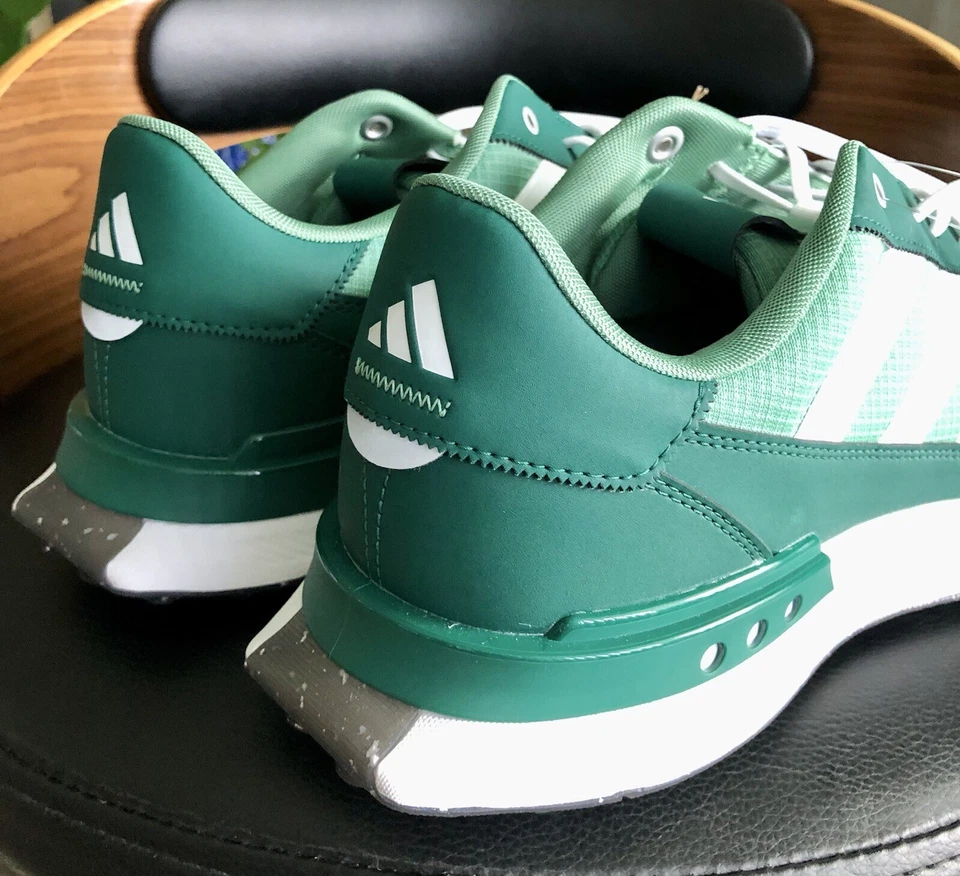 Adidas Golf Sin Tacos Preloved Verde Nube Blanco EE. UU. Hombres Talla 13 Reino Unido Talla 12.5 Foto 2 de 4