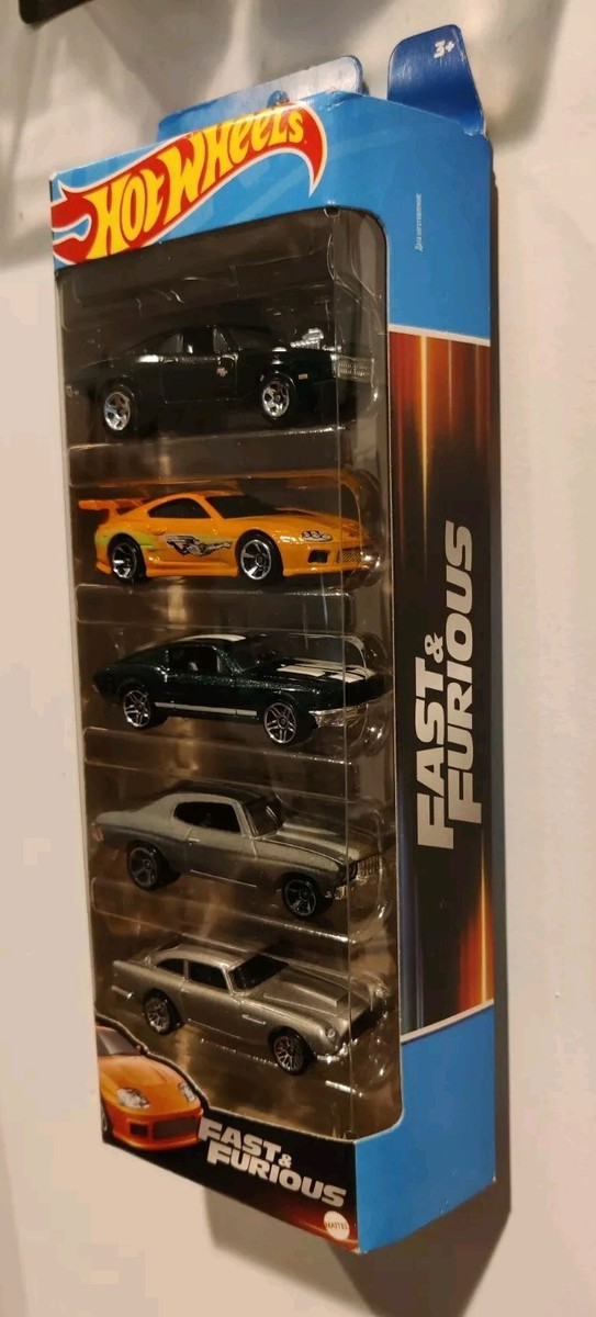Hot Wheels Fast and Furious Vehicles 5-Pack Brain's Toyota Supra