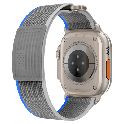 Trail Loop Band Nylon Weave Strap for Apple Watch Ultra 49mm 9 8 7 SE 6 5 4 3 2