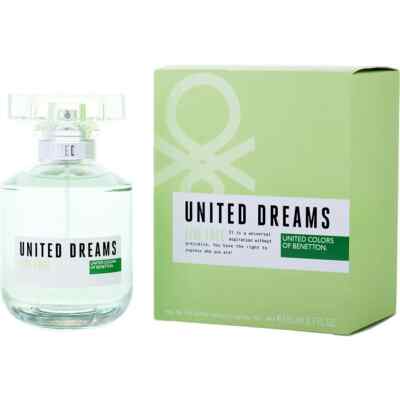 Benetton United Dreams Live Free for Women EDT Spray 2.7 oz   Fresh, Vibrant
