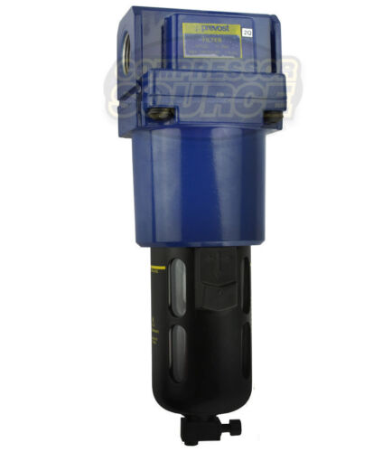 Prevost Compressed Air Inline Moisture Water Separator Filter 1" FNPT High CFM - Afbeelding 1 van 6