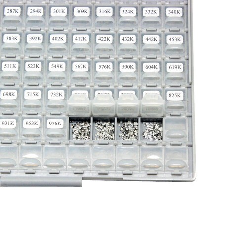 AideTek SMD SMT 0805 Size 491 Values 100pcs 1% Sample Resistor Kits 0ohm to 10M - Picture 12 of 12