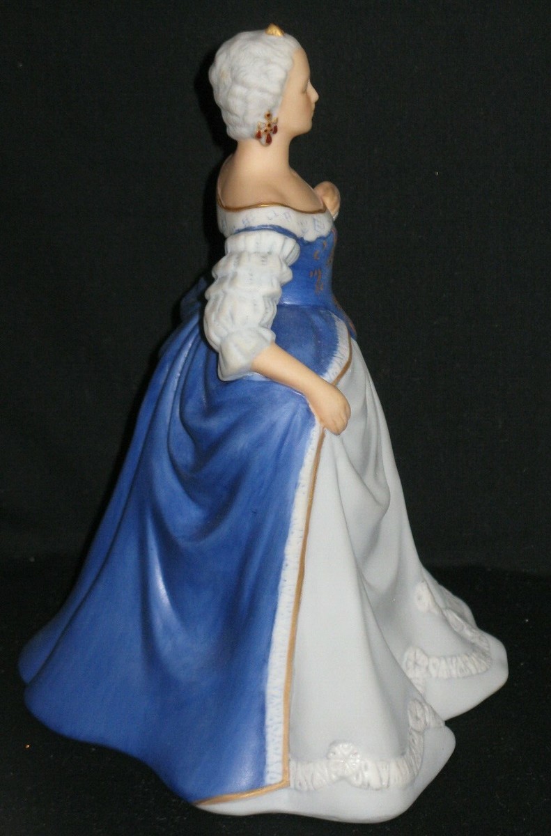 Vintage Franklin Poreclain Mint Figurine Catherine the Great