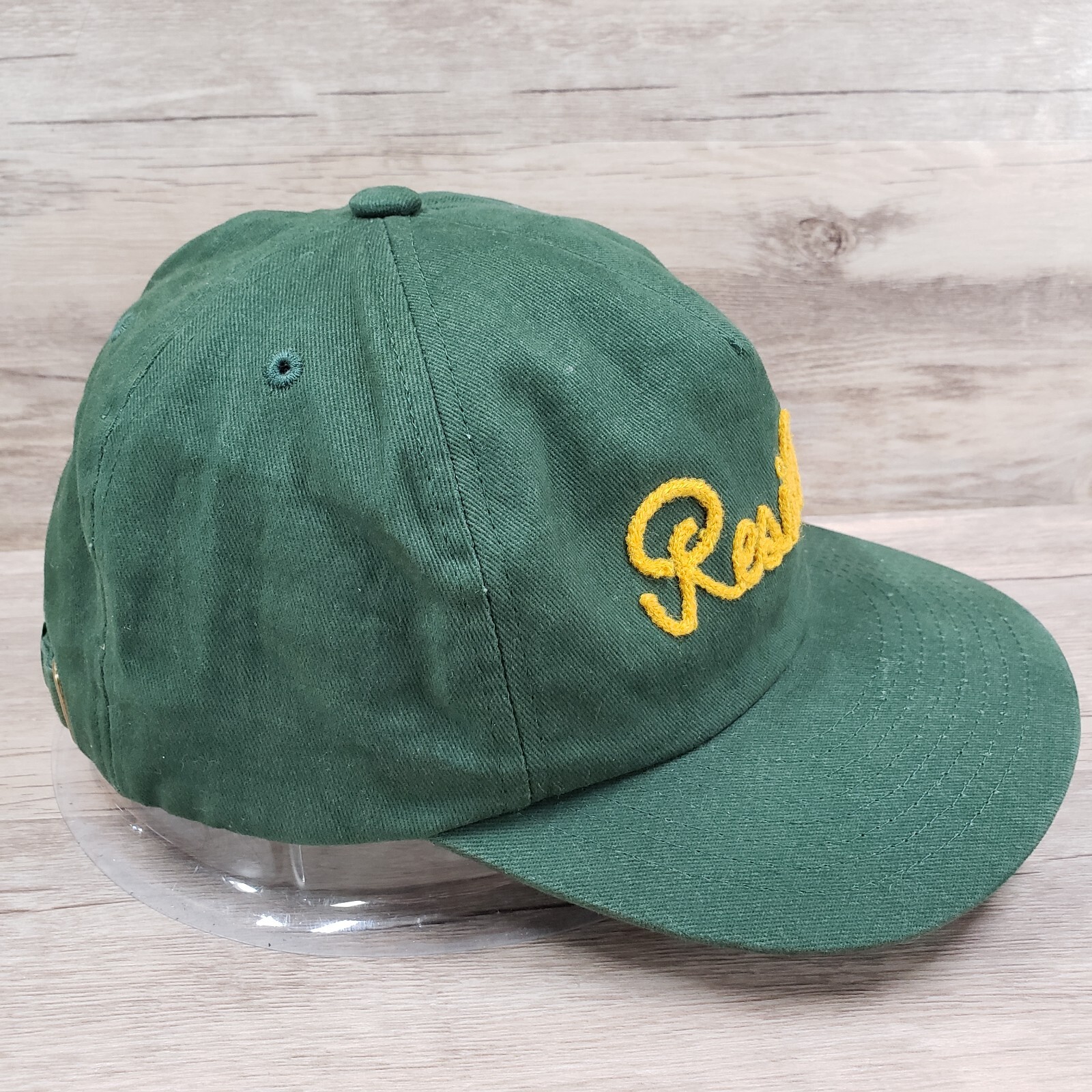 Resident Hat Cap Strap Back Script Spell Out Curs… - image 3