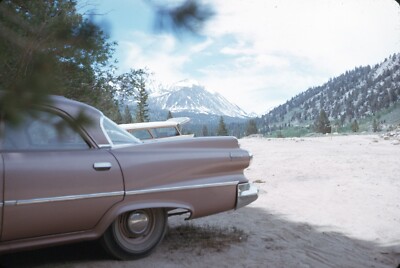 1963 Dodge Dart Car in Inyo National Forest California #2 Vintage 35mm Slide