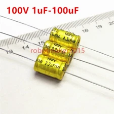 Audiophiler Axial Electronic HIFI Crossover Audio Capacitor 100V 1-100uF