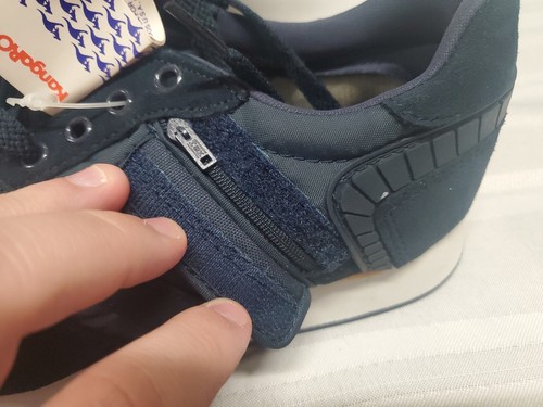 Retro Vintage 1980 1985 Canguroos ROOS Hombre Zapatos 7 Nuevos con Caja Azul Marino Patriot - Imagen 5 de 24