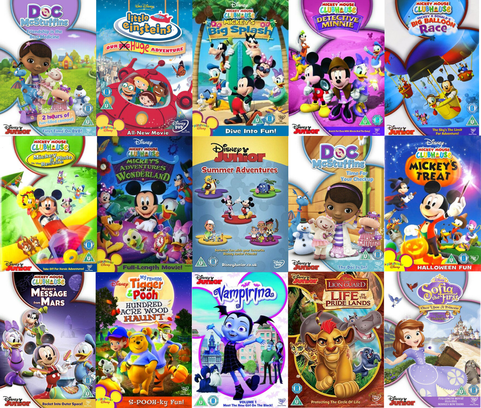 Buy Mickey Mouse Clubhouse (Mickey's Adventures in Wonderland / Mickey's  Colour Adventure / Super Silly Adventures) (3-DVD Collection) on DVD from