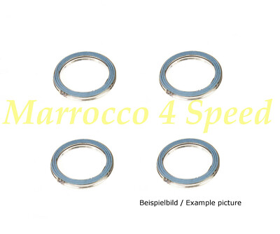 Joint Collecteur échappement Métal - 4 Pièces, 40 Mm - Pour Suzuki GN125E, GSF600S Bandit, GSX600F Katana (années 1991-2006)