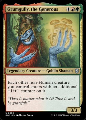Grumgully, the Generous 0253 Non Foil Uncommon Bloomburrow Commander MTG NM