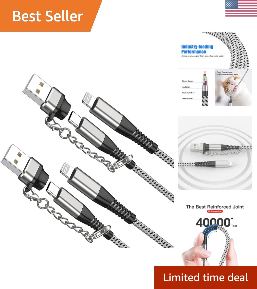 MFI Certified 3ft USB C to Lightning Cable for Apple Devices-image
