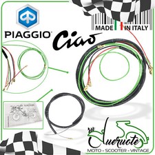 IMPIANTO ELETTRICO PER CIAO 50 BOXER 2 BRAVO FILI CABLAGGIO GUAINA NERO PIAGGIO