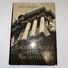 Italian Baroque and Rococo Architecture by Varriano (Hardcover)