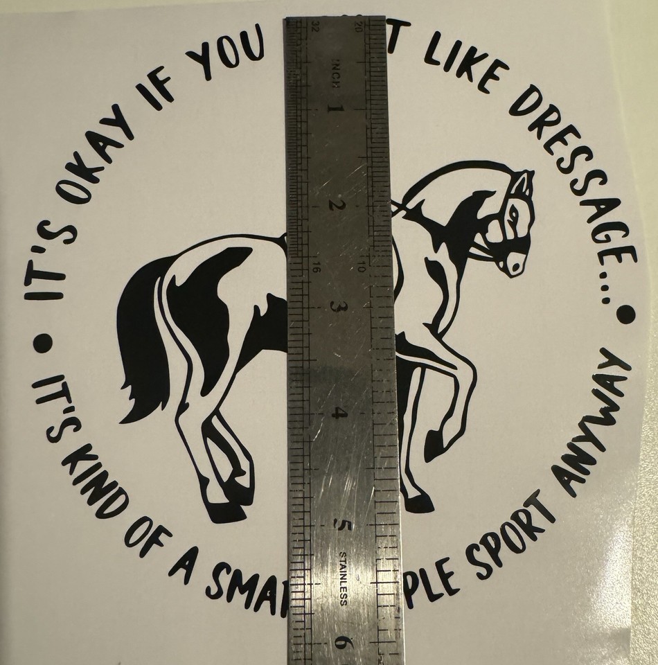 1x Horse Stable Farm Animal Sticker Decal Bumper Cute Window Car Craft