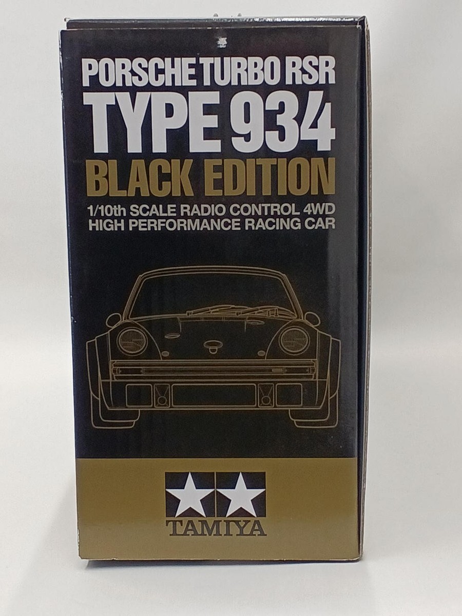 TAMIYA RC PORSCHE TURBO RSR TYPE 934 Black Edition TA02SW | eBay