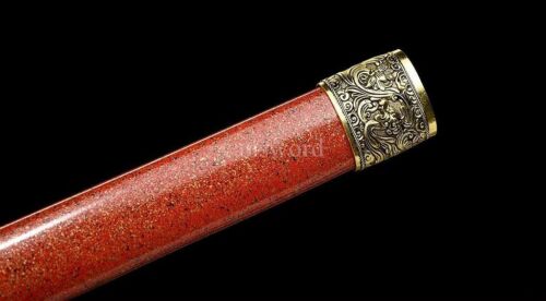 Chinese Dao 环首刀 Straight Sword High Quality 9260 Spring Steel KIRIHA-ZUKURISharp - Picture 9 of 10