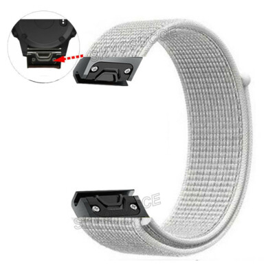 Quickfit Nylon Loop Armband Für Garmin Fenix 7 7X 7S Solar 6 6X 6S Pro 3 5 5X 5S