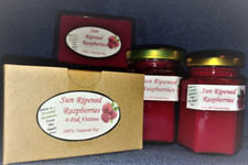 Hand Poured Fruit Scents Soy Candles, Tarts Votives - Sun-Ripened Raspberries