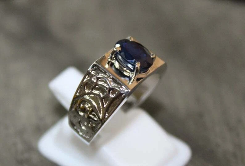 Mens sapphire rings sale
