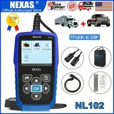 Heavy Duty Diesel Truck Scanner OBD2 Code Reader Engine Check Diagnostic Tool