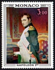Monaco 1969 Art, Painting of Napoleon Bonaparte, UNM / MNH