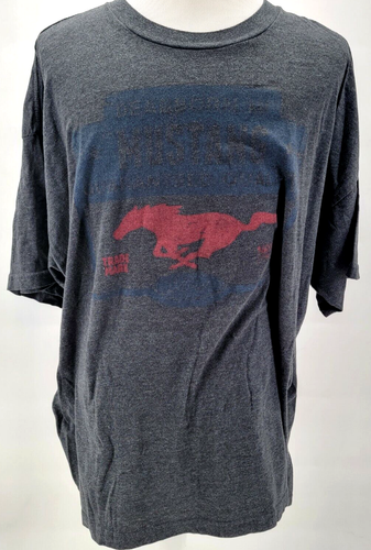 Ford Herren 3XL Kurzarm Rundhals Blau Kurzarm Shirt Logo Vorne
