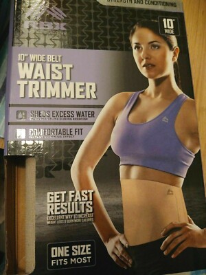 Rbx live life active 10''wide belt waist trimmer one size fits most
