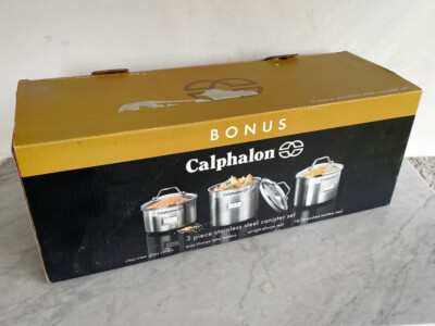 カルファロン Calphalon Commercial 鍋＆蓋3点セット 希少品 s-l400.jpg