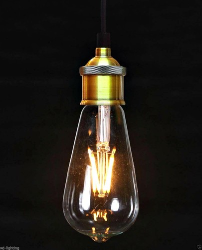 Bombilla Vintage Ámbar E27/B22/E14 Industrial Retro Estilo Edison Lámpara Bombilla LED - Imagen 6 de 20
