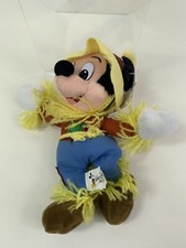 Disney Scarecrow Mickey Mini Bean Bag Plush New With Tags