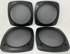 Genuine Delco 6" x 6" speaker Grills with Black Wire Mesh 4 Pack FREE SHIPPING