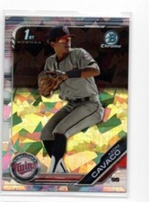 Keoni Cavaco 2019 Bowman Chrome Draft Rookie Sapphire Refractor #BDC-65 TWINS 