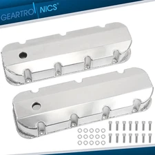Aluminum Fabricated Valve Cover for Big Block Chevy BBC 396 /454 w/Breather Hol!