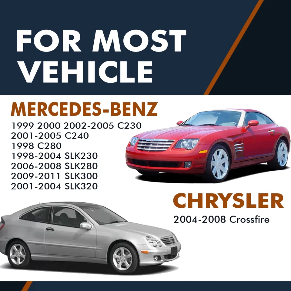 Комплект задних керамических тормозных колодок для Mercedes-Benz SLK230 1998-2004 годов выпуска - Изображение 2 из 4