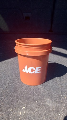 #ad Two Ace Hardware Brown Mini Buckets Clark And Kensington .5 Quart New $5.99