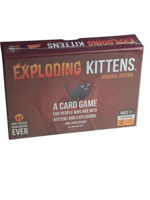 Exploding Kittens Original Edition Card Game For 2 To 5 Players New/Sealed