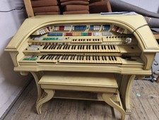 Wurlitzer electronic spinet organ featuring the Orbit Synthesizer