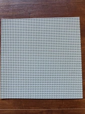 Lego Light Grey Base Plate 48 x 48 Stud Building Piece 15” x 15” Authentic
