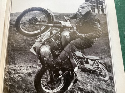 TOM ELLIS BSA C15 TRIAL MOTORRAD MAGAZIN BILDARTIKEL.