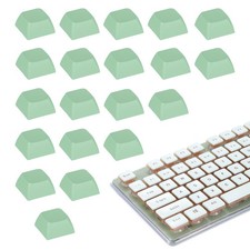 20Pcs XDA Profile Keycap Set PBT Mechanical Numeric Keypads, Melon Green