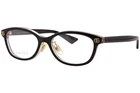 Gucci GG2144OJ 003 Eyeglasses Women's Black Full Rim Cat Eye 52mm