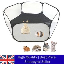Folding Pet Cat Playpen Rabbit Hamster Indoor Outdoor Guinea Pig Run Portable