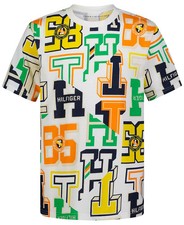 Tommy Hilfiger Toddler Boys Varsity Letters Printed Cotton T-Shirt Size 3T