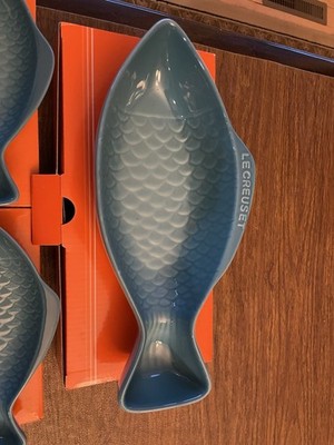 Buy Le Creuset Large Fish Dish Caribbean Stoneware 12.5 Inches