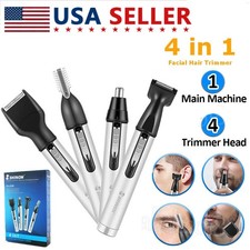 4 in1 Nose Hair Trimmer Rechargeable Ear and Nose Hair Trimmer Eyebrow Beard Men