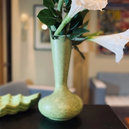 Haeger Eccentric Vase # 1752 in Artichoke