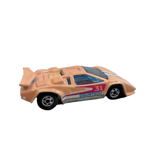 Vintage Hot Wheels Color Changer Racers Lamborghini Countach Pink #31 ...