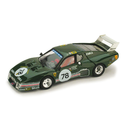 Ferrari 512 Bb Lm N.78 23Th Le Mans 1980 O.ROURKE-DOWN-PHILIPS 1:43 Brumm Auto C-image